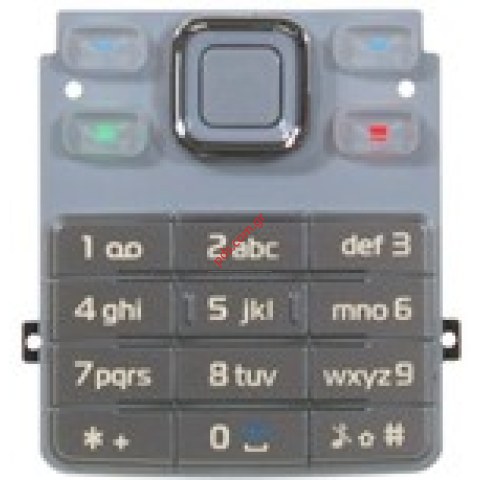 Γνήσιο πληκτρολόγιο για ΝΟΚΙΑ 6300 silver white