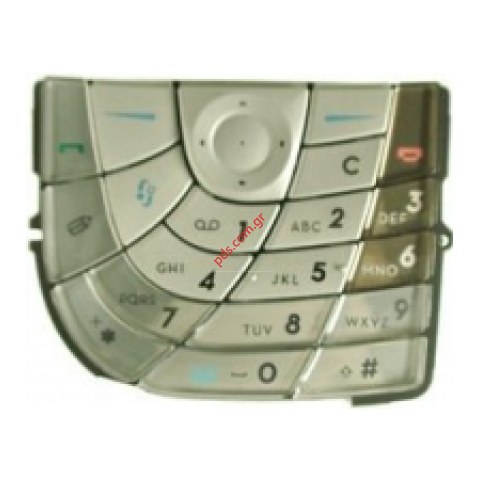 Γνήσιο πληκτρολόγιο λευκο μπεζ για NOKIA 7610