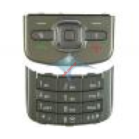 Γνήσιο πληκτρολόγιο μαύρο Nokia 6710navigator Titanium set 2 τεμάχια
