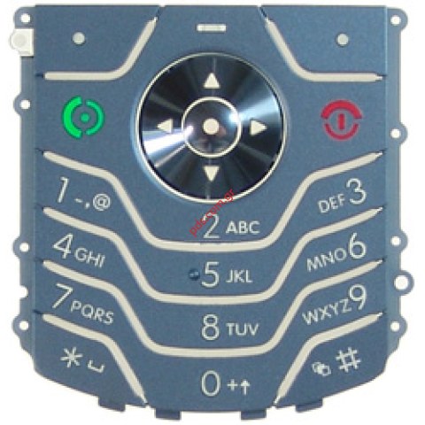 Γνήσιο πληκτρολόγιο Motorola L6 Light Blue