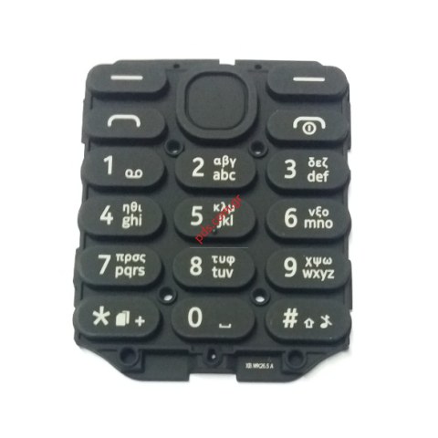 Γνήσιο πληκτρολόγιο Nokia 108 Black 1&2 SIM Greek σε μαύρο χρώμα