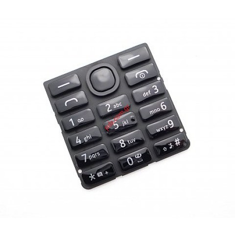 Γνήσιο πληκτρολόγιο Νokia 206 Μαύρο (Black) Latin