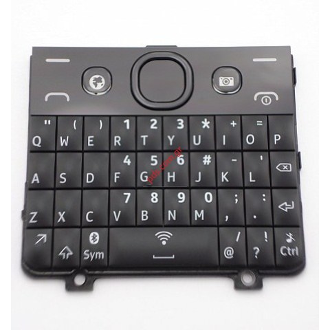 Γνήσιο πληκτρολόγιο Nokia 210 Black Querty σε μαύρο χρώμα (ENGLISH)