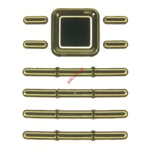 Γνήσιο πληκτρολόγιο ΝΟΚΙΑ 6080 μαύρο χρυσό