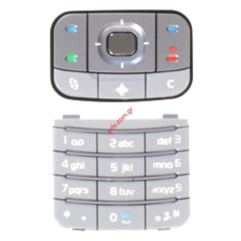 Γνήσιο πληκτρολόγιο Nokia 6110 Navigator σετ λευκό.