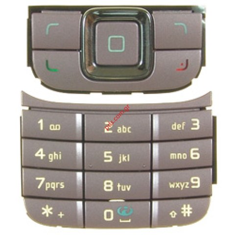 Γνήσιο πληκτρολόγιο NOKIA 6111 set 2 τεμάχια ροζ