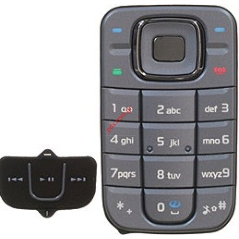 Γνήσιο πληκτρολόγιο Νokia 6267 Set Grey
