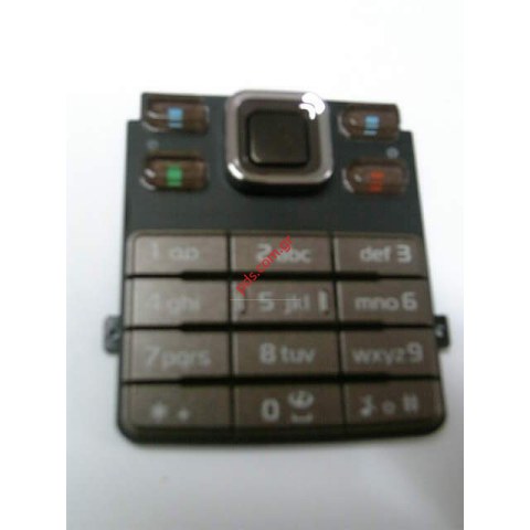 Γνήσιο πληκτρολόγιο ΝΟΚΙΑ 6300 Choco silver Latin