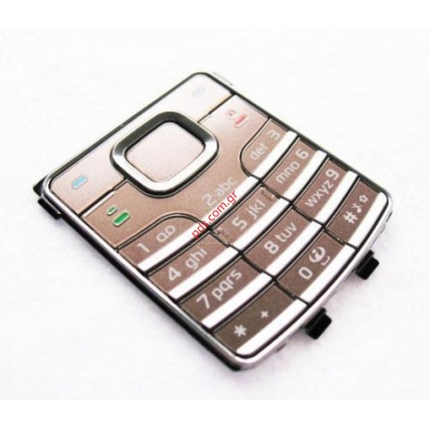 Γνήσιο πληκτρολόγιο ΝΟΚΙΑ 6500 classic Brown Latin