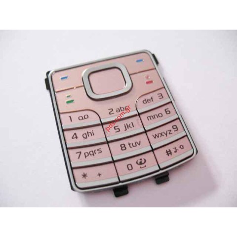 Γνήσιο πληκτρολόγιο ΝΟΚΙΑ 6500 classic σε ρόζ χρώμα