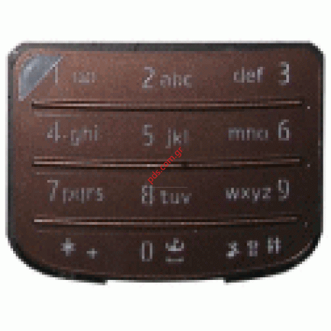Γνήσιο πληκτρολόγιο Nokia 6700classic T9 Numeric Latin Bronze