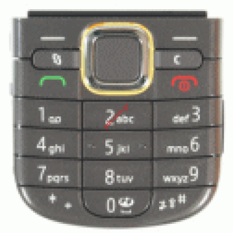 Γνήσιο πληκτρολόγιο Νokia 6720classic Brown