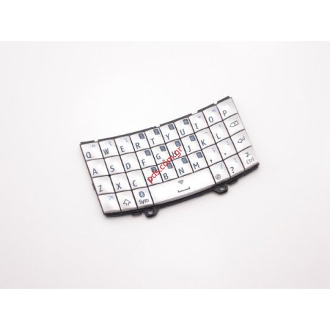 Γνήσιο πληκτρολόγιο Νokia Asha 303 Querty English Silver