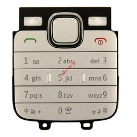 Γνήσιο πληκτρολόγιο Nokia C1-01 Silver
