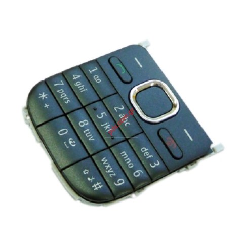 Γνήσιο πληκτρολόγιο Nokia C2-01 Black σε μαύρο χρώμα