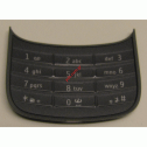Γνήσιο πληκτρολόγιο Nokia C2-02 Dark Chrome Black