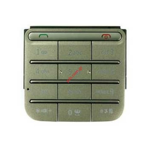 Γνήσιο πληκτρολόγιο Νokia C3-01 Touch and Type Khaki 