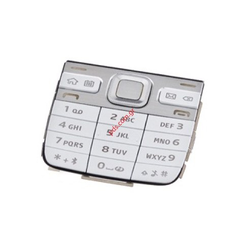 Γνήσιο πληκτρολόγιο Nokia E52 White Latin σε λευκό χρώμα