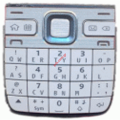 Γνήσιο πληκτρολόγιο Nokia E55 Latin White (QUERTY AL TERRA Common)