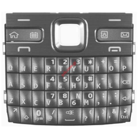 Γνήσιο πληκτρολόγιο Nokia E72 QUERTY Grey steel