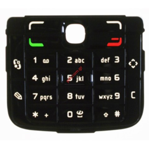 Original keypad Nokia N77 Black Latin
