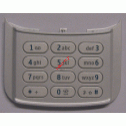 Γνήσιο πληκτρολόγιο Nokia N86 Κάτω αριθμητικό White