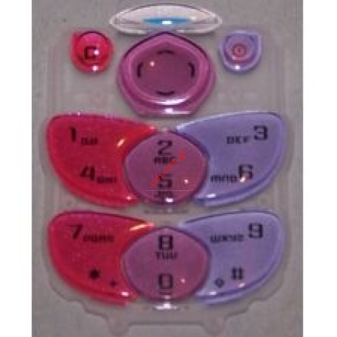 Γνήσιο πληκτρολόγιο ροζ,μωβ,κοκκινο για το ΝΟΚΙΑ 2300