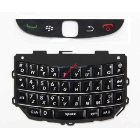 Γνήσιο πληκτρολόγιο σετ BlackBerry 9800 Querty Black