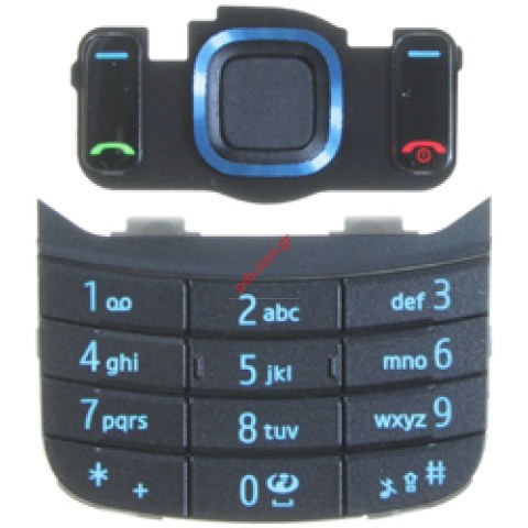 Γνήσιο πληκτρολόγιο set Nokia 6600slide Latin Black