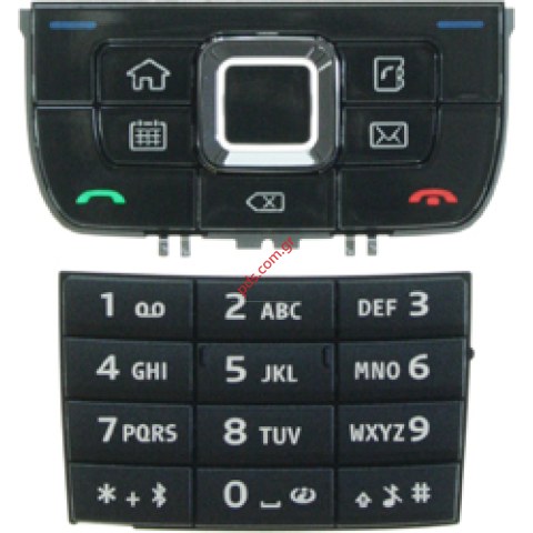 Γνήσιο πληκτρολόγιο σετ Nokia E66 Grey Latin 
