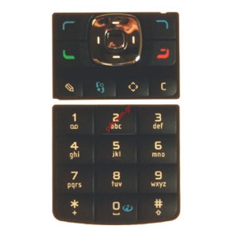 Original keypad Nokia N93 set upper and lower Pearl black