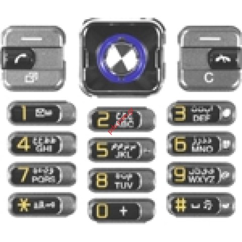 Γνήσιο πληκτρολόγιο SonyEricsson C702 Black