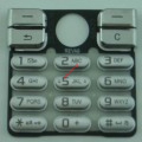Γνήσιο πληκτρολόγιο SONYERICSSON K510i Silver