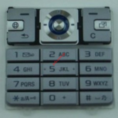 Γνήσιο πληκτρολόγιο SonyEricsson K610i Silver