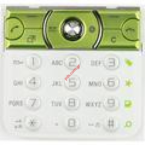 Γνήσιο πληκτρολόγιο SonyEricsson K660i Lime white set