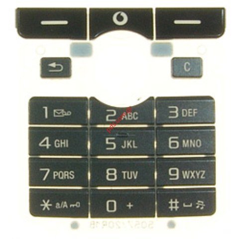 Original keypad SONYERICSSON K750i Black Vodafone 
