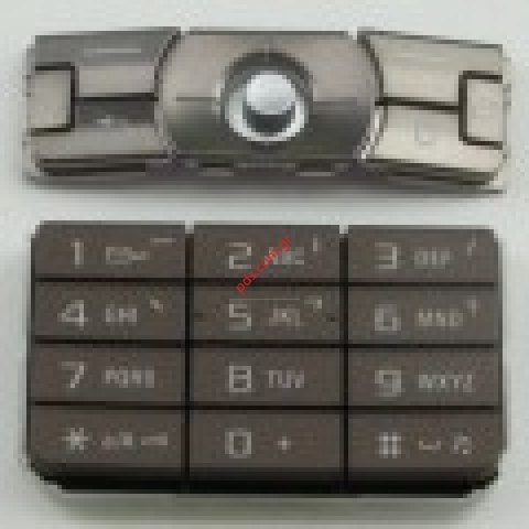 Γνήσιο πληκτρολόγιο SonyEricsson K800i Set brown