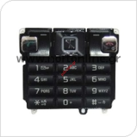 Γνήσιο πληκτρολόγιο SonyEricsson T700 Latin Black