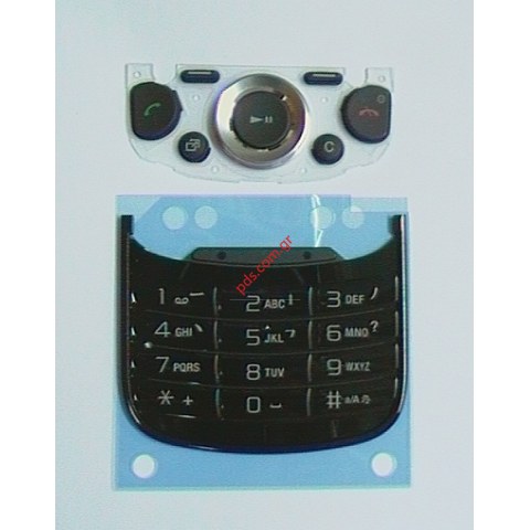 Γνήσιο πληκτρολόγιο SonyEricsson W20i Zylo σετ Black