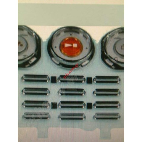 Γνήσιο πληκτρολόγιο SONYERICSSON W610i Λευκό ασημί