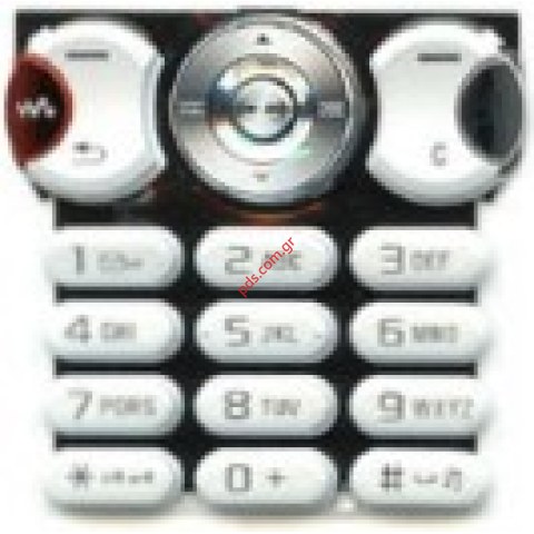 Γνησιο πληκτρολογιο SonyEricsson W810i Λευκό