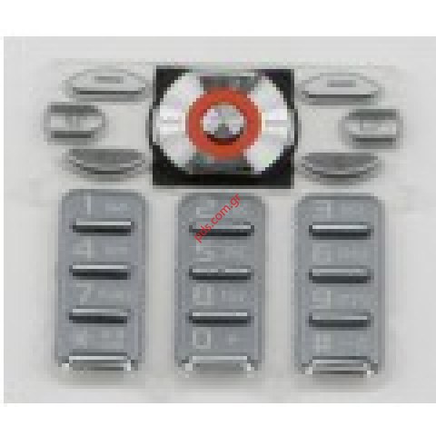 Γνήσιο πληκτρολόγιο SONYERICSSON W880i ασημί