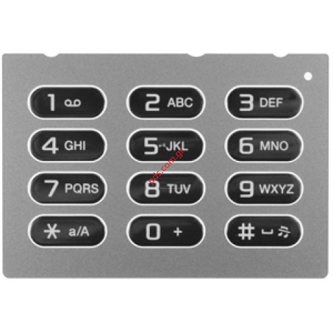 Γνήσιο πληκτρολόγιο T9 SonyEricsson W995 αριθμητικό για το μαύρο και ασημί χρώμα