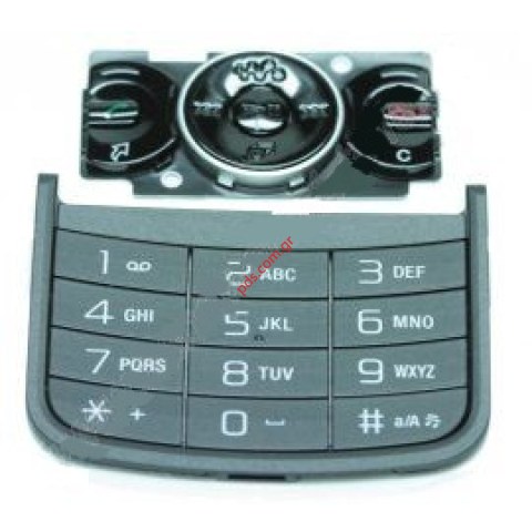 Γνήσιο σετ πληκτρολογίου SonyEricsson Spiro W100 για το μαύρο χρώμα (function and numeric)