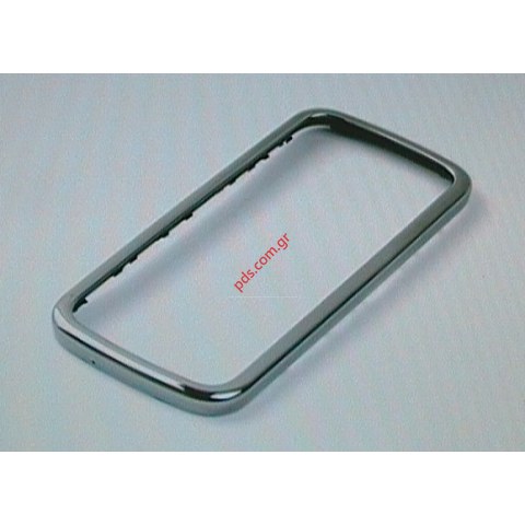 Γνήσια εξωτερικό πλαίσιο πρόσοψης Nokia 5800 Navy σε χρώμα ασημί νίκελ Gun Metal Γνήσια εξωτερικό πλαίσιο πρόσοψης Nokia 5800 Navy σε χρώμα ασημί νίκελ Gun Metal