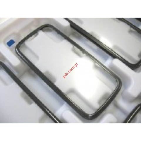 Γνήσια εξωτερικό πλαίσιο πρόσοψης Nokia 5800 σε μαύρο χρώμα