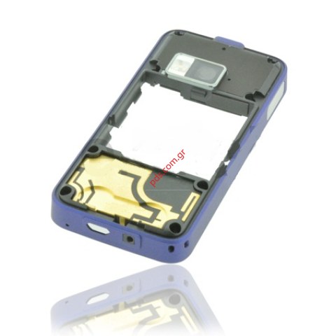 Γνήσια μεσαίο πλαίσιο Nokia N81 D Cover vanilla3 Blue