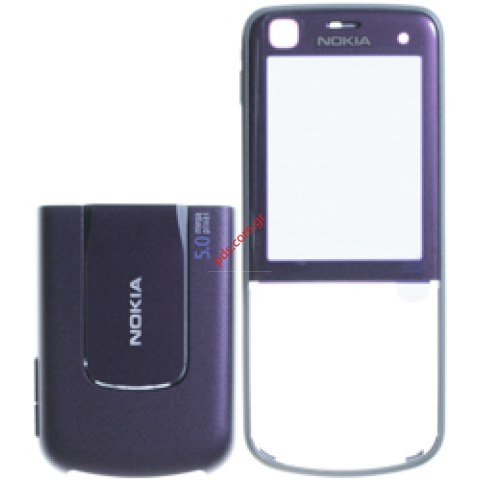 Γνήσια Nokia 6220classic πρόσοψη και καπάκι μπαταρίας σε μώβ χρώμα