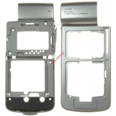 Γνήσια Nokia N93 πρόσοψη κάτω  τμήμα γκρί 2 τεμάχια
