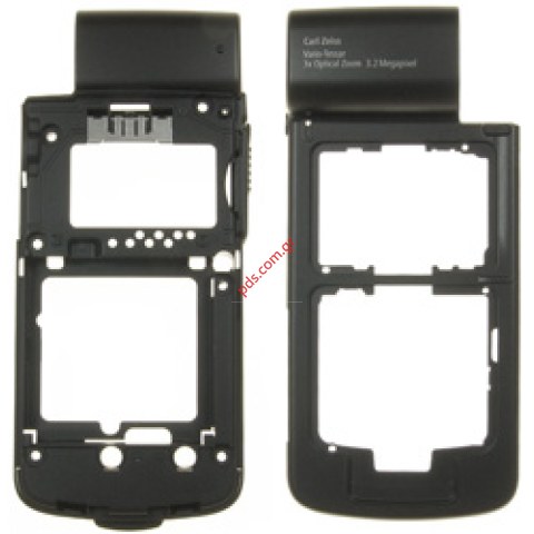 Γνήσια Nokia N93 πρόσοψη κάτω  τμήμα μαύρο 2 τεμάχια